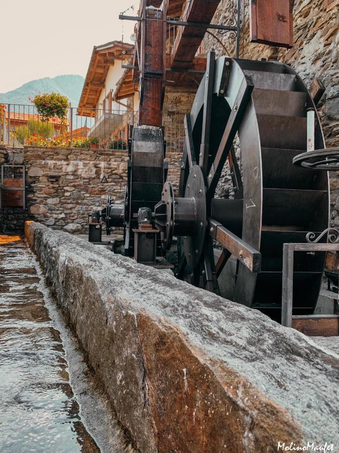 La Volta - Lake Como Heritage Home In Molino Maufet Watermill - Patio On The Garden คอลีโก ภายนอก รูปภาพ