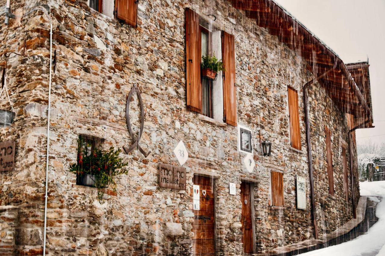 La Volta - Lake Como Heritage Home In Molino Maufet Watermill - Patio On The Garden คอลีโก ภายนอก รูปภาพ